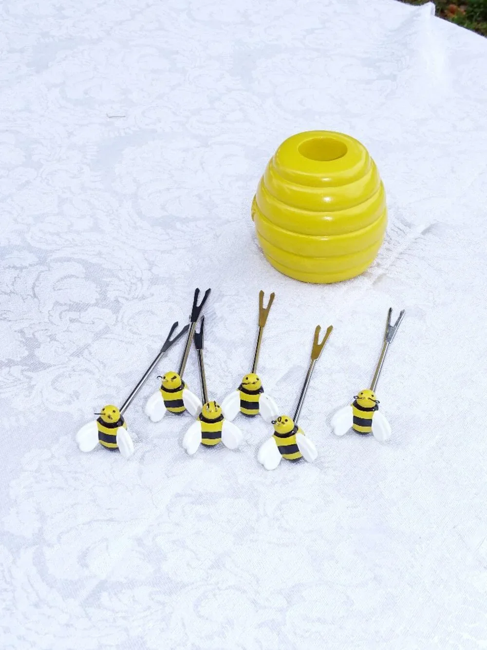 Bumble Bee Party Fork Set